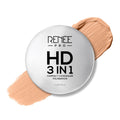 RENEE PRO HD 3 In 1 Compact,Concealer, Foundation - CrÃ¨me, SPF 20, Matte Finish, High Coverage, Ultralight & Silky Smooth Finish, Enriched With Vitamin E, C & Aloe Vera - 9 Gm