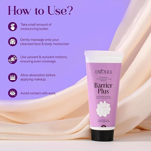Uniqura Peptide Ceramide Moisturiser Cream Barrier Plus - 50 ml