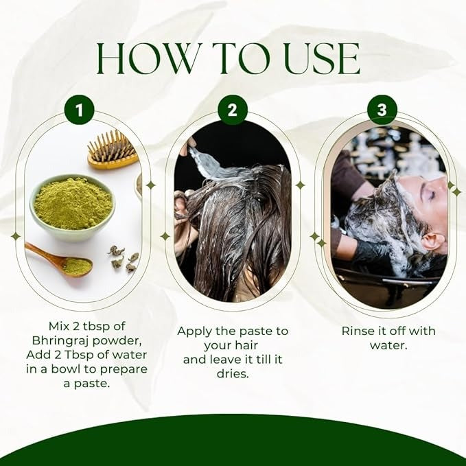 Valioso Bhringraj Powder for Hair Growth - 100 gms