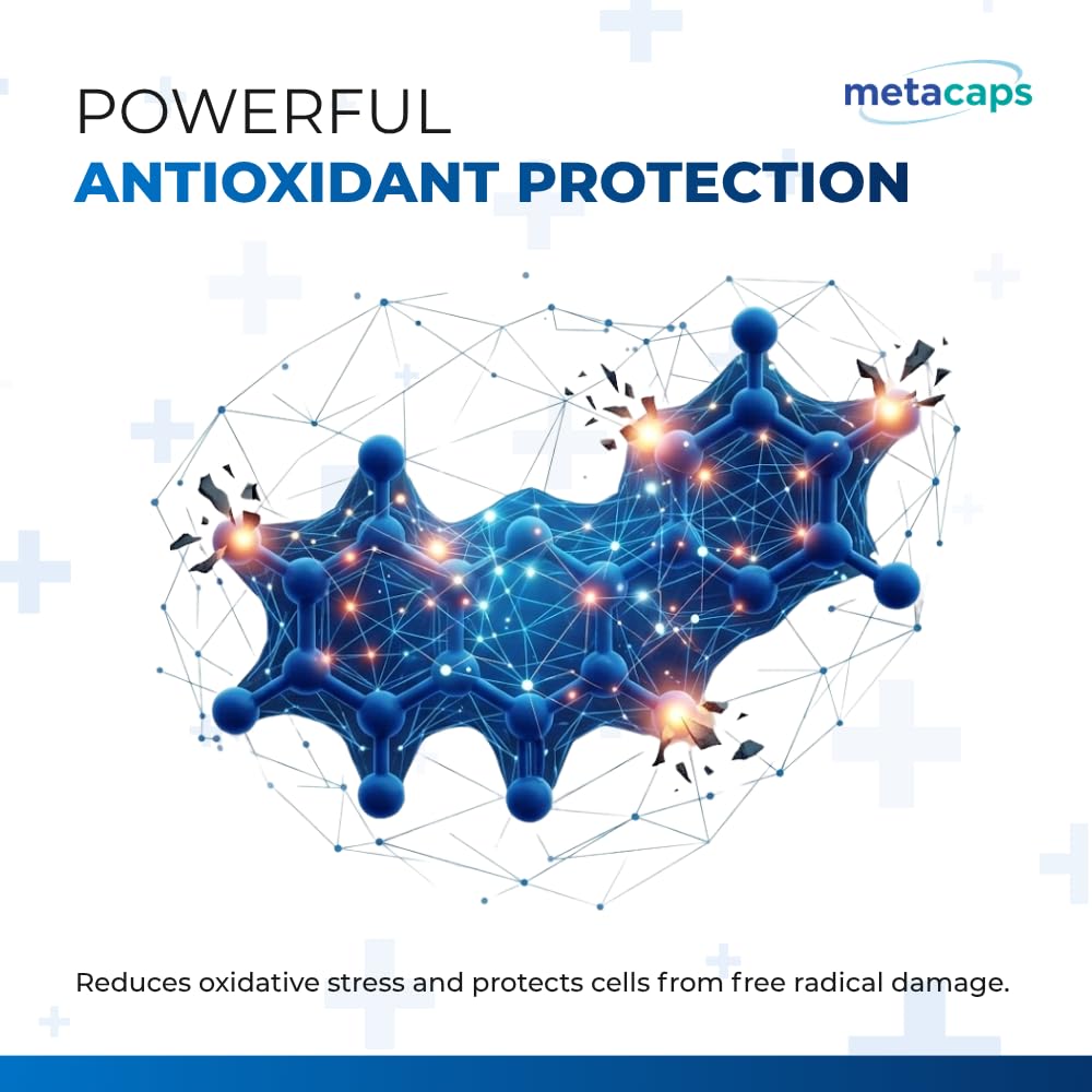 MetaCaps High-Purity Apigenin – 90 Veg Capsules | Standardized Chamomile Extract | Bio-Enhanced with Black Pepper for Maximum Absorption | Natural Sleep Support & Nighttime Recovery | Supports NAD+ Levels & Cellular Aging | Non-GMO & Vegan