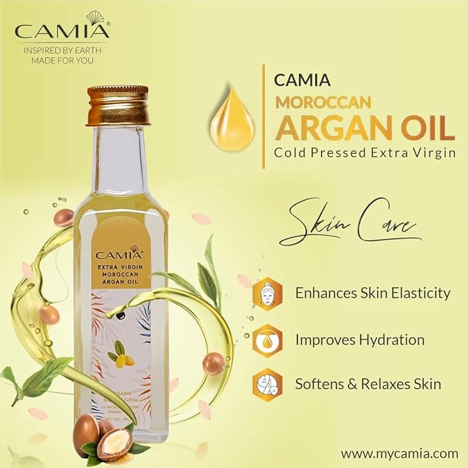 Camia - Organic Moroccan Argan Oil for Skin & Hair - 100 ml