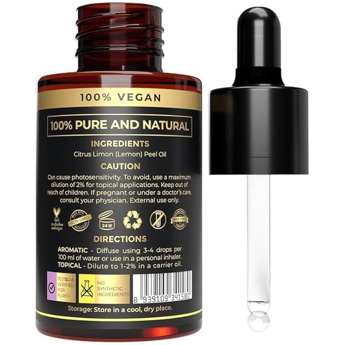 The Organic Forest Lemon Oil for Aromatherapy - 30 ml