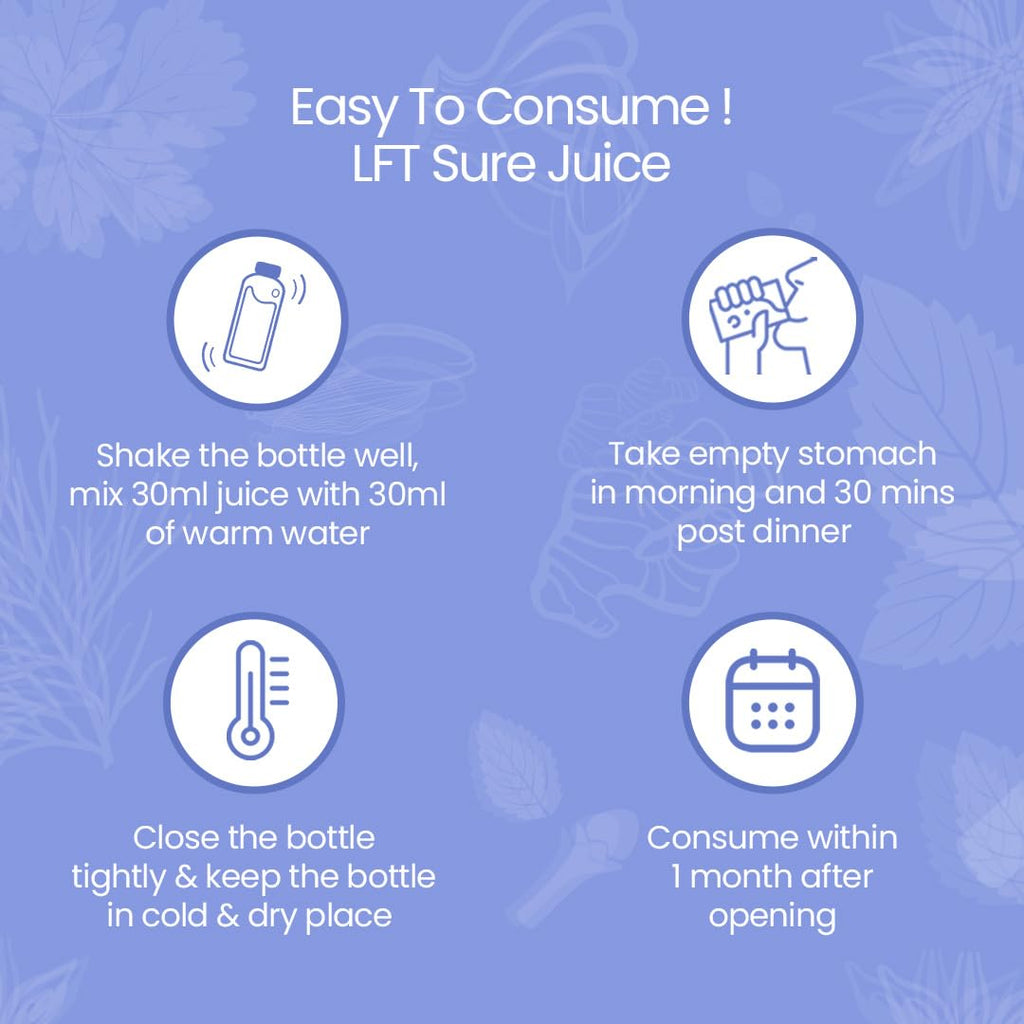Krishna's LFT Sure Juice â€“ Enriched With 13 herbs - Natural Liver Cleanse & Detox Drink | Supports Liver Health & Digestion - 1000 ml