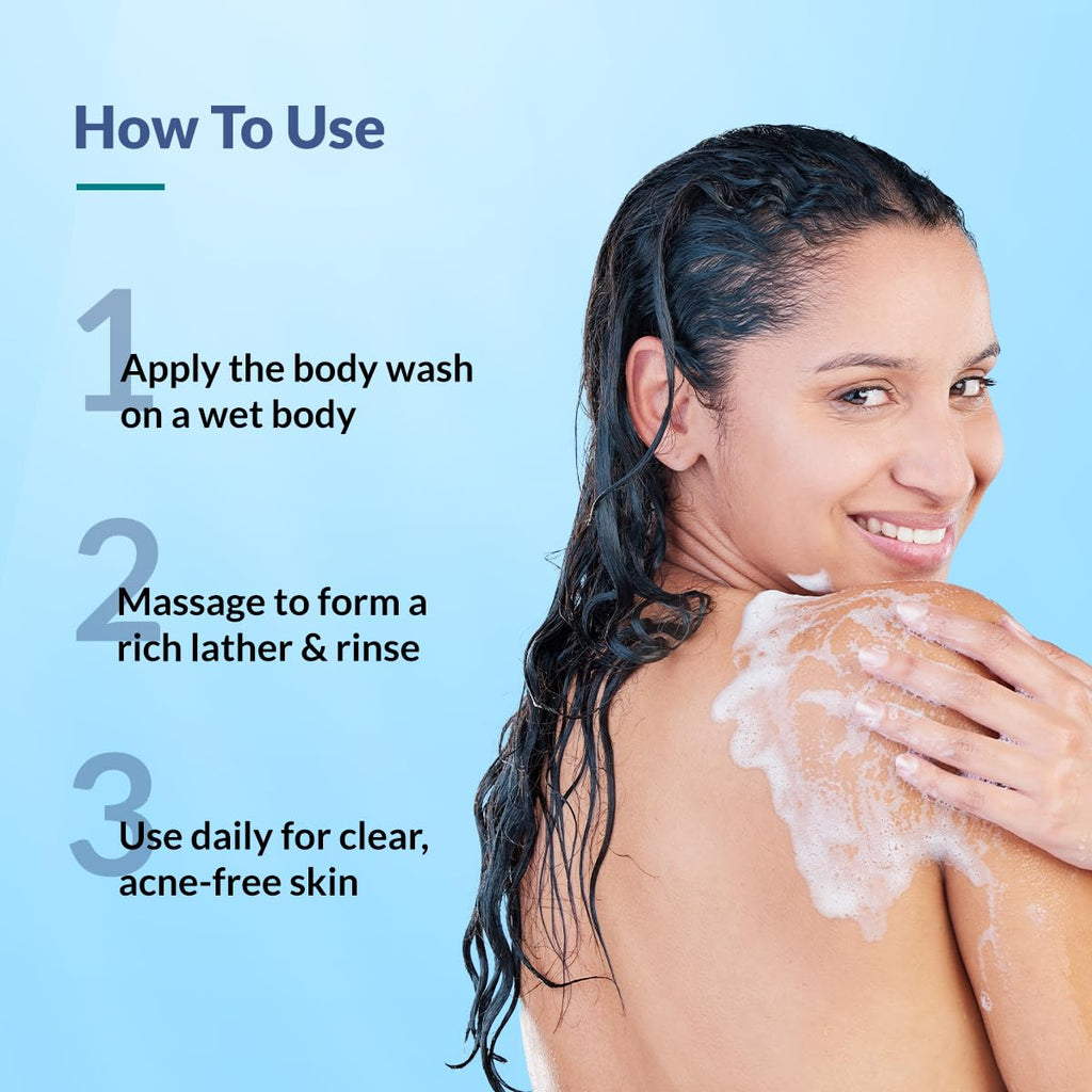Fixderma Salyzap 2% Salicylic Acid Body Wash I For Acne, Anti Acne Body Wash on Back | Arms Suitable For Acne Prone Skin I Shower Gel For Women & Men I - 100ml