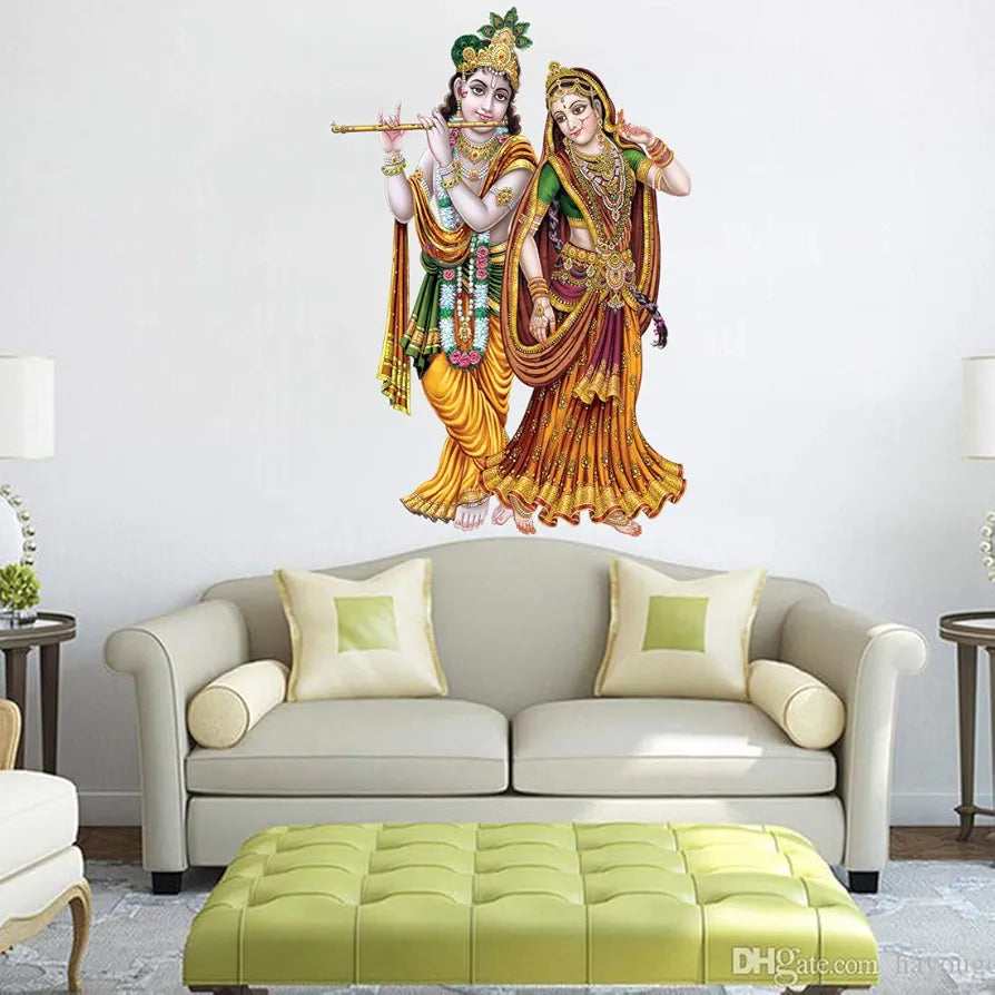 Rangoli White Glossy Vinyl Wall Sticker Premium Self-Adhesive Waterproof Parent-7 Design-6