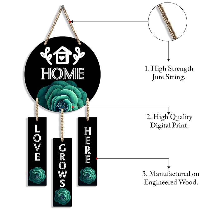 Sehaz Artworks Home Decor Items for Living Room Wooden Wall Hangings for Home Decoration  Items Stylish