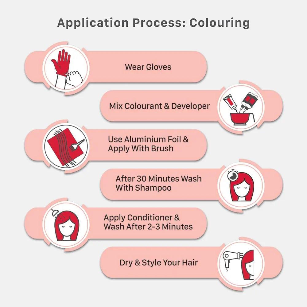 Streax Hair Colour Highlight Kit - 180 Gms