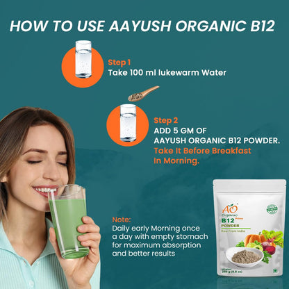 Ao Organic Natural Plant Base B12 Powder