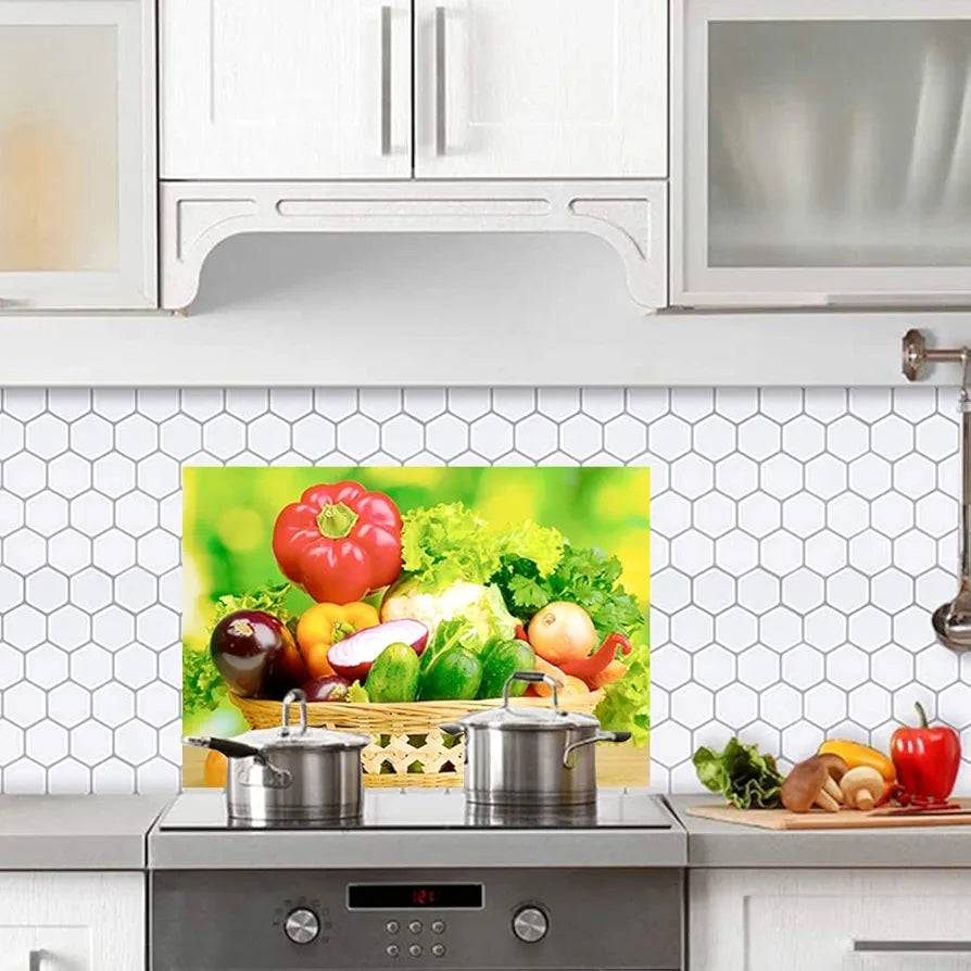 Rangoli Gumming Kitchen Wall Sticker Size 50 x 70 cm Code KT 24 Vinyl