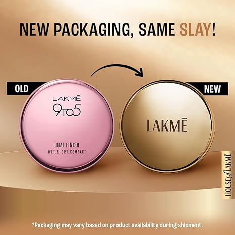 Lakme 9 To 5 Primer with Matte Powder Foundation Compact  Ivory Cream - 9 gms