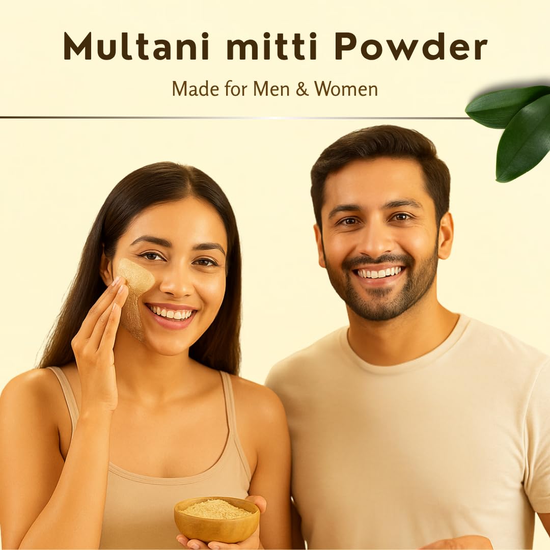 Smartdrops Multani Mitti for Face | Multani Mitti | Multani Mitti Powder for Face | for face, Skin and Hair Pack | (PACK 1 (100G))