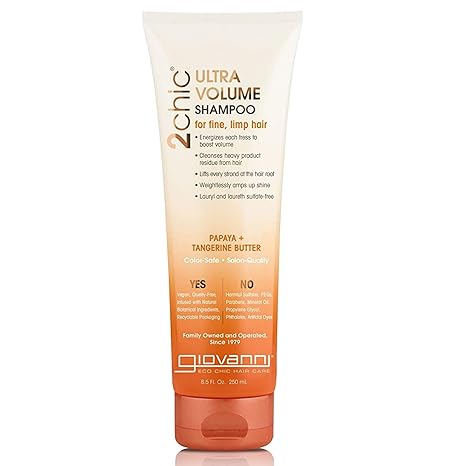 Giovanni Organic 2Chic Tangerine & Papaya Butter Ultra-Volume Shampoo - 250 ml