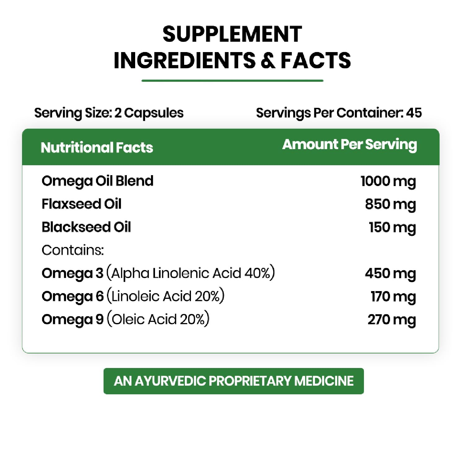 Vlado's Himalayan Organics Omega 3 6 9-2000mg/Serving I Vegetarian Omega 3 I Source from Flax Seed I Support Muscle,Bone,Heart & Skin - No Fish Burps Oil Used Capsules for Men & Women- 90 Capsules