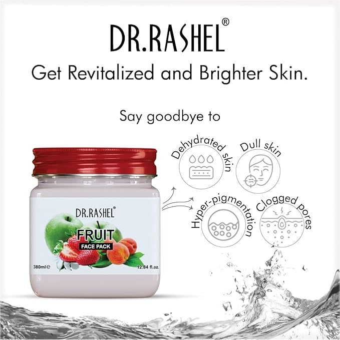 Dr.Rashel Fruit Face Pack for Glowing Skin - 380 ml