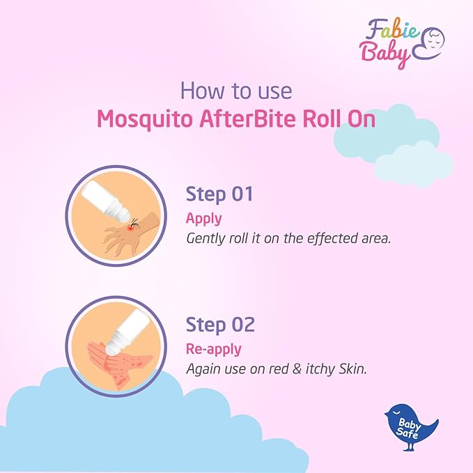 Fabie Baby Mosquito After Bite Roll on for Babies - 40 Ml