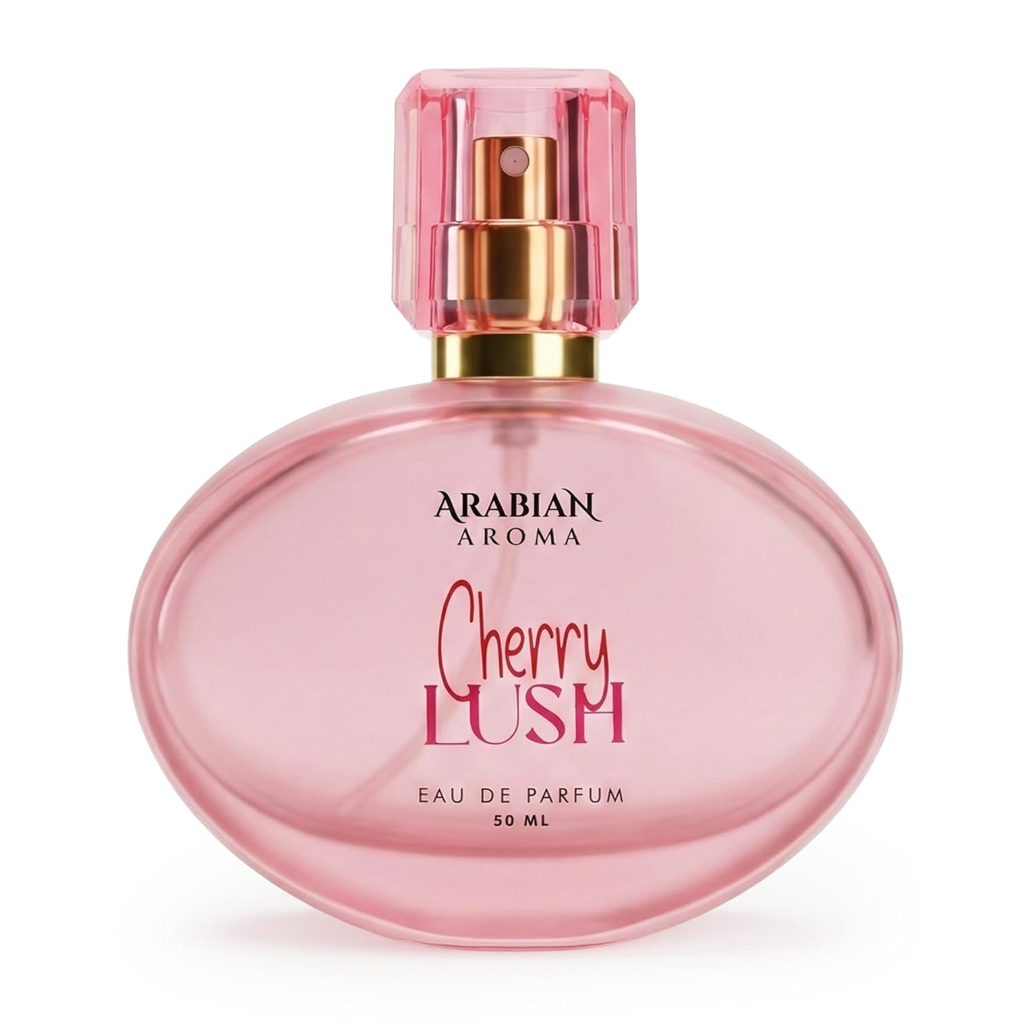 Arabian Aroma Cherry Lush Eau De Parfum for Women, Long Lasting Fruity Floral Perfume with Raspberry, Cherry Blossom, Jasmine, Musk & Amber, 50ML