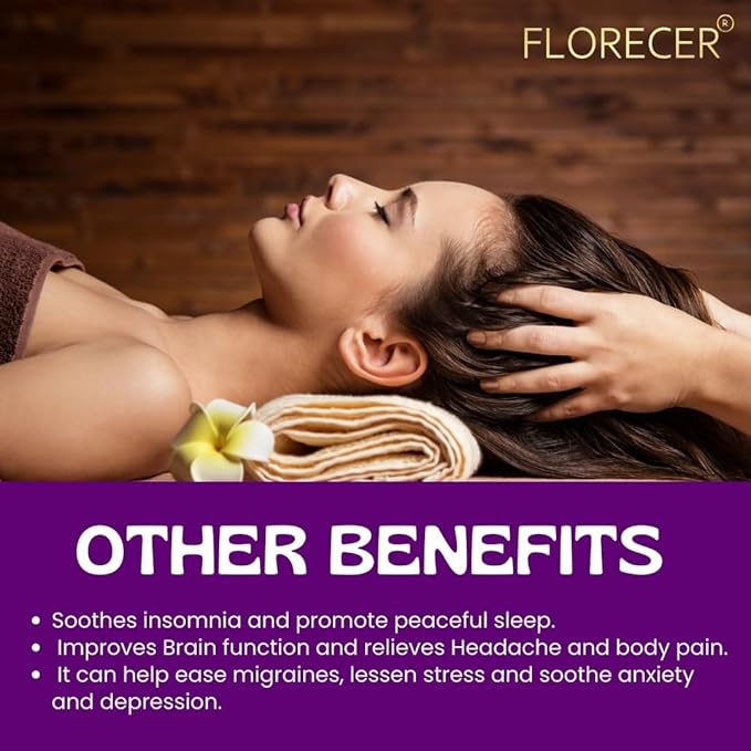 Florecer Lavender Essential Oil For Skin Hair Growth - 15 ml