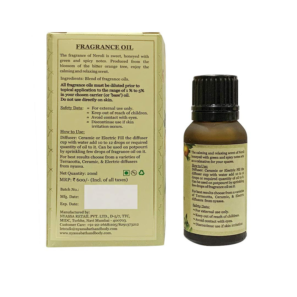 Nyassa Neroli Orange Blossom Fragrance Oil - 20 Ml