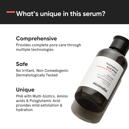 Minimalist Pha 3%Face Toner, 150 Ml | Hydrating Face Toner For Glowing Skin