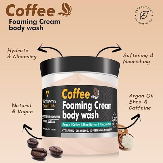 Volamena Arabica Coffee Whipped cream Body wash - 250 ml