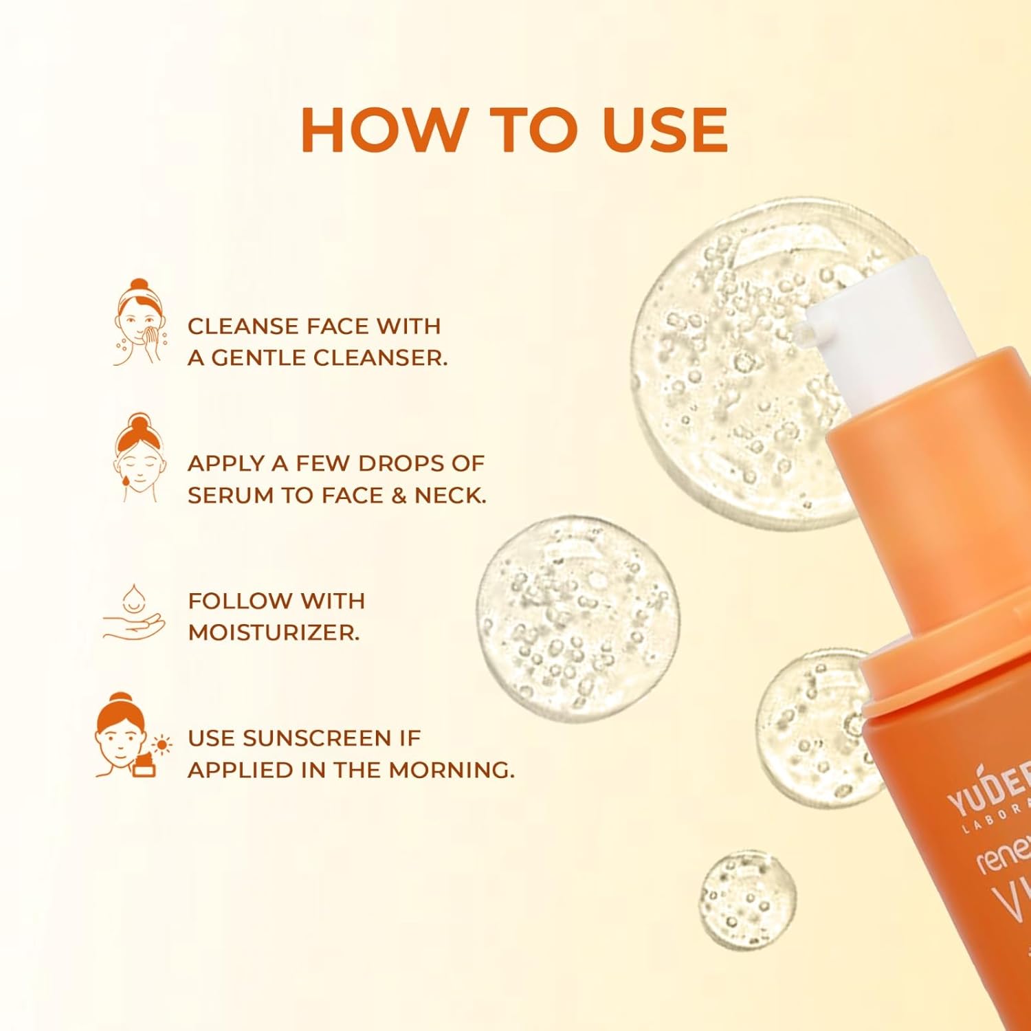 YUDERMA Renewcell Vitamin C + Hyaluronic Acid Serum, 40 MlYUDERMA Renewcell Vitamin C + Hyaluronic Acid Serum, 40 Ml