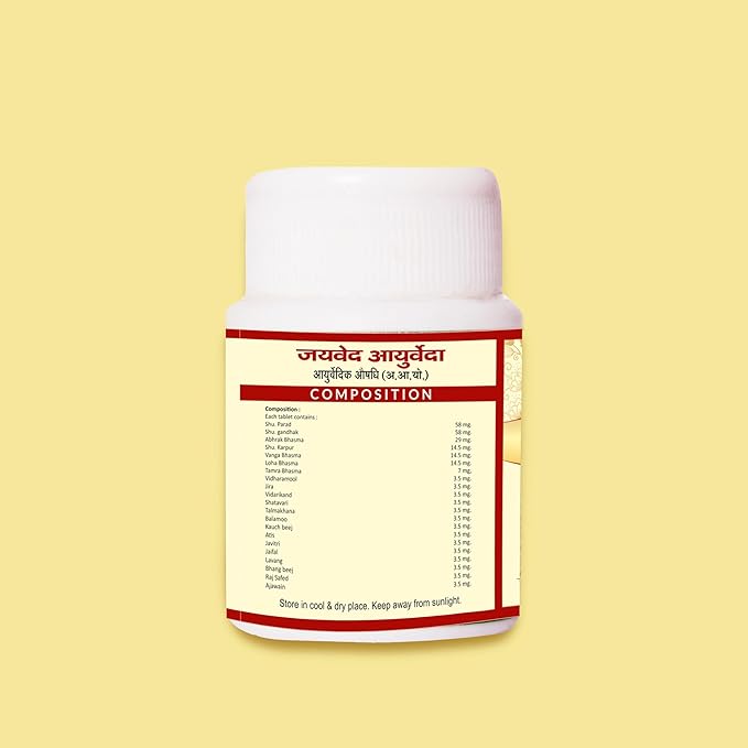 Jaived Ayurveda Manmanth Ras (Gold Coated) | Enhances Vitality, Stamina | 40 Tablet | Pack of 2