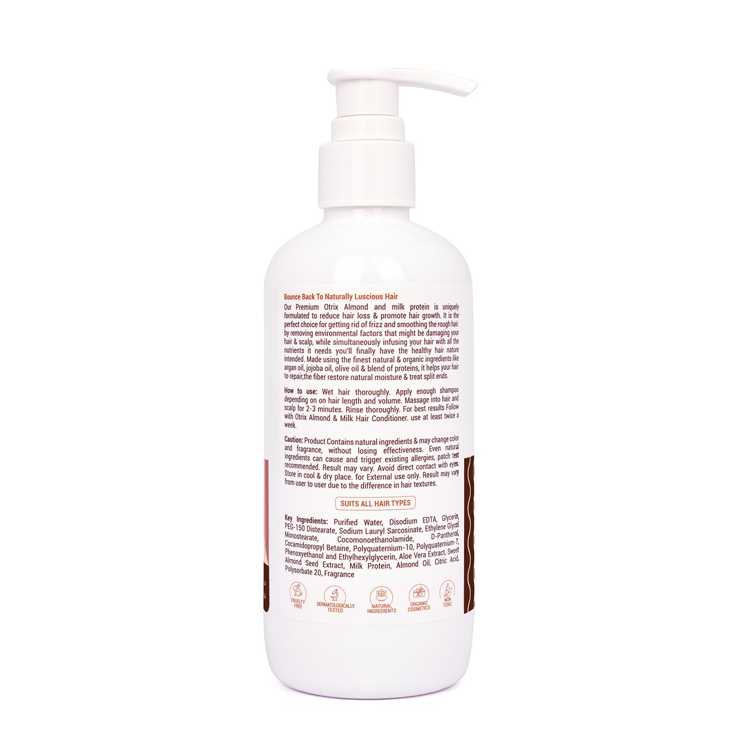 Otrix Almond & Milk Protein Shampoo - 300 ml