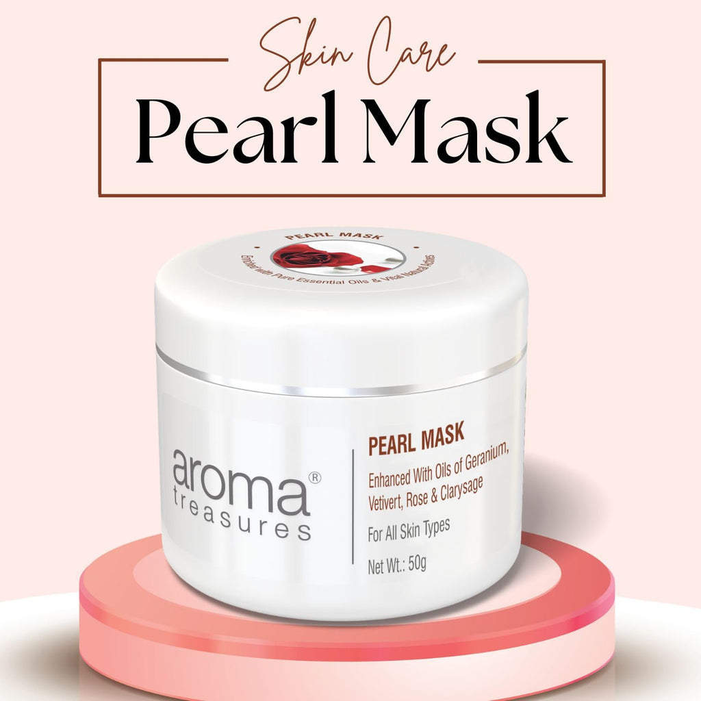 Aroma Treasures Pearl Mask for all skin types - 50gm