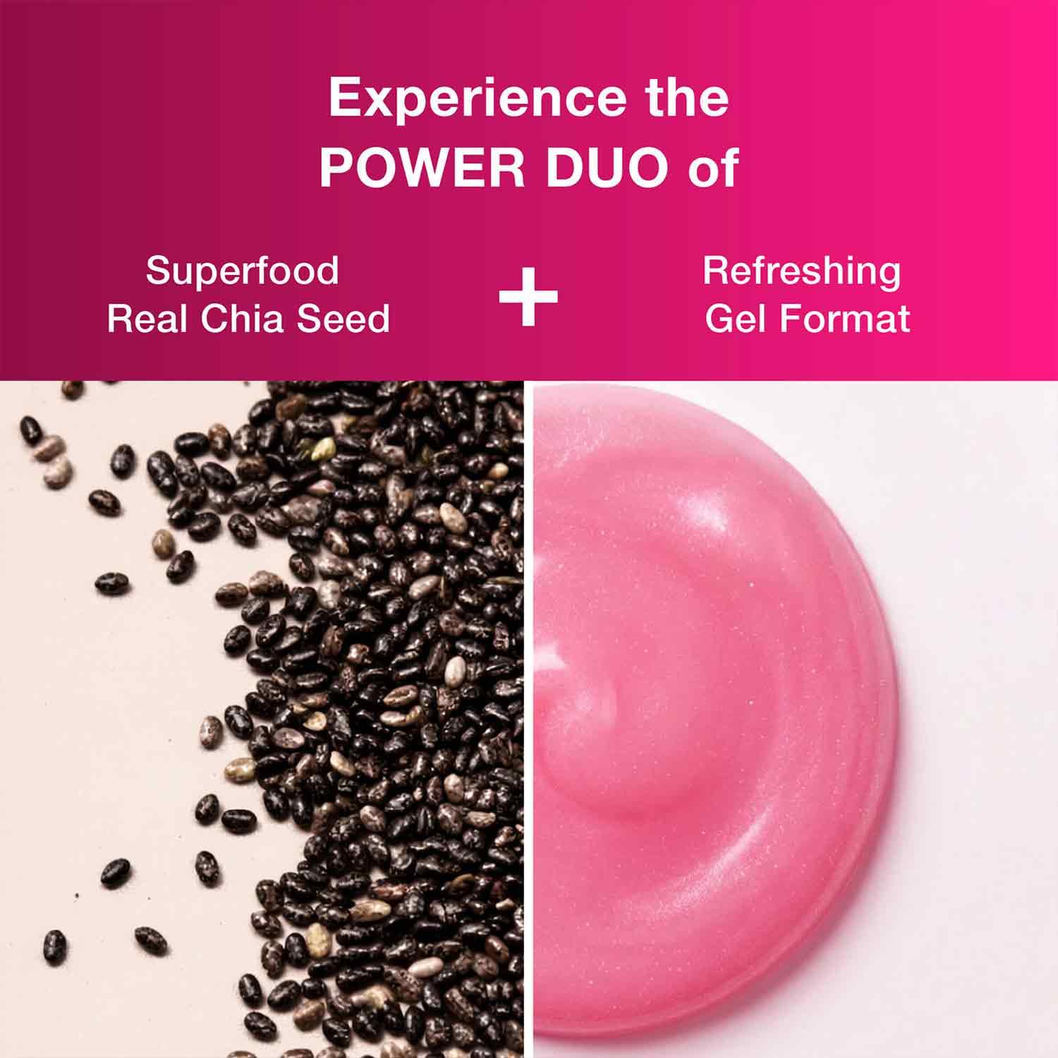 Nyle ++ Chia Seed Gel Shampoo | Infused with Real Chia Seed Gel | Refreshing Gel Format | Reduces up to 98% Hairfall | Intense Moisturising & Hair Strength | 650ml