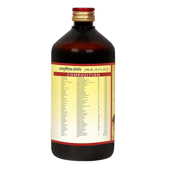 Jaived Ayurveda Mahamanjisthadhyarist - 650ml (Pack of 2)
