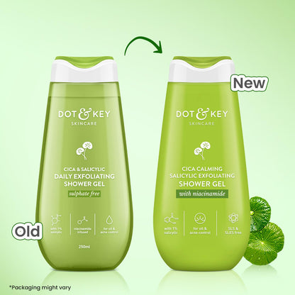 Dot & Key Cica & Salicylic Daily Exfoliating Shower Gel