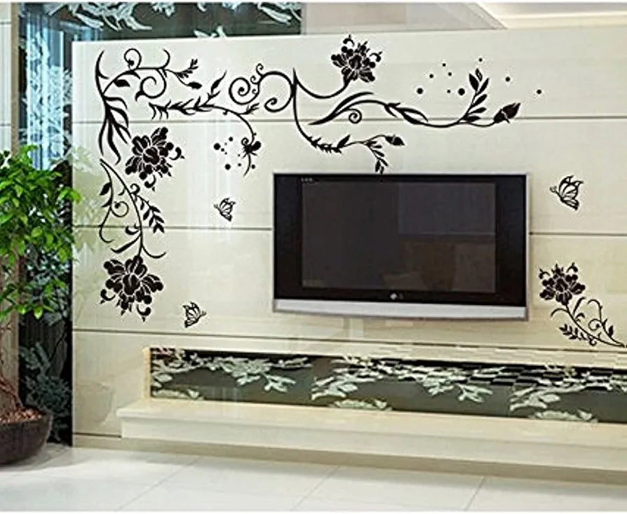 Decals Design Butterflies Corner Wall Sticker