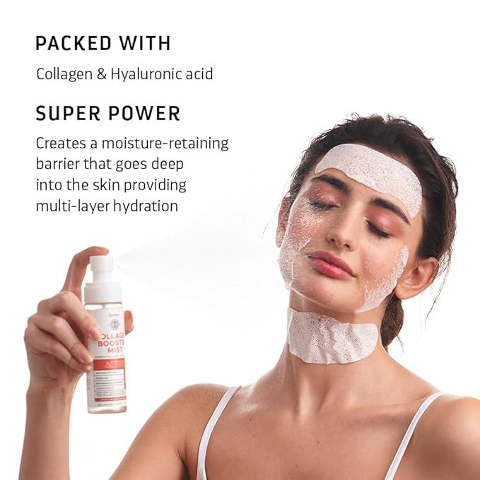 Indulgeo Essentials Melting Collagen Sheet Mask For Hydrated & Tightened Skin - Pack of 2