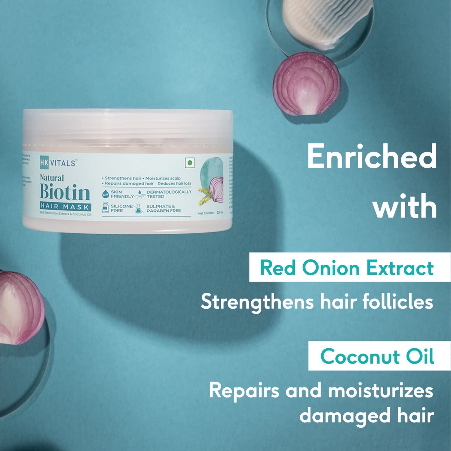 Healthkart HK Vitals Biotin Shampoo And Biotin Hair Mask Combo