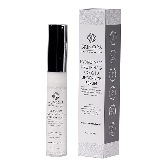 Skinora Hydrolysed Proteins & CO Q10 Under Eye Serum - 15 Ml