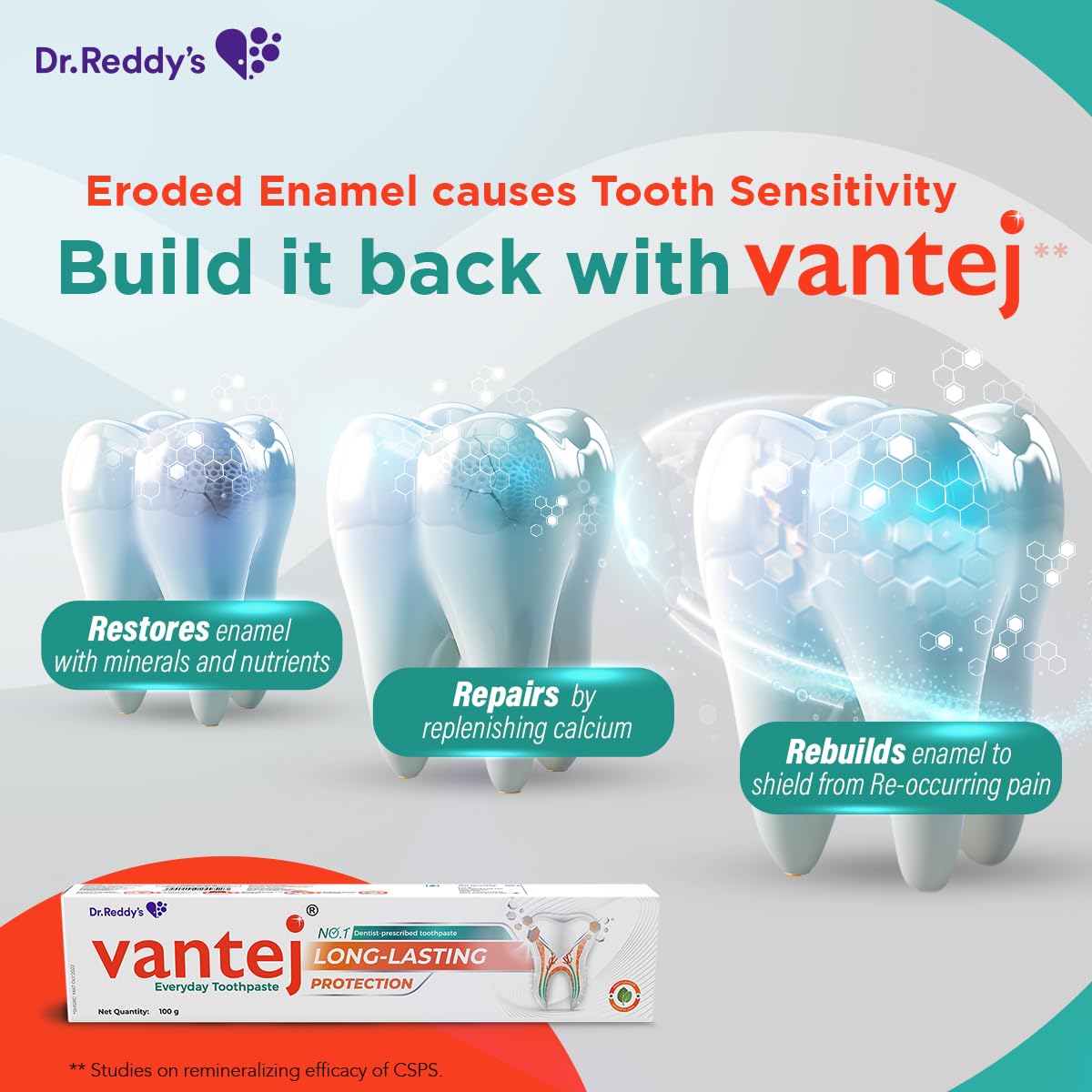 Dr. Reddy's Vantej Toothpaste - 100 gms