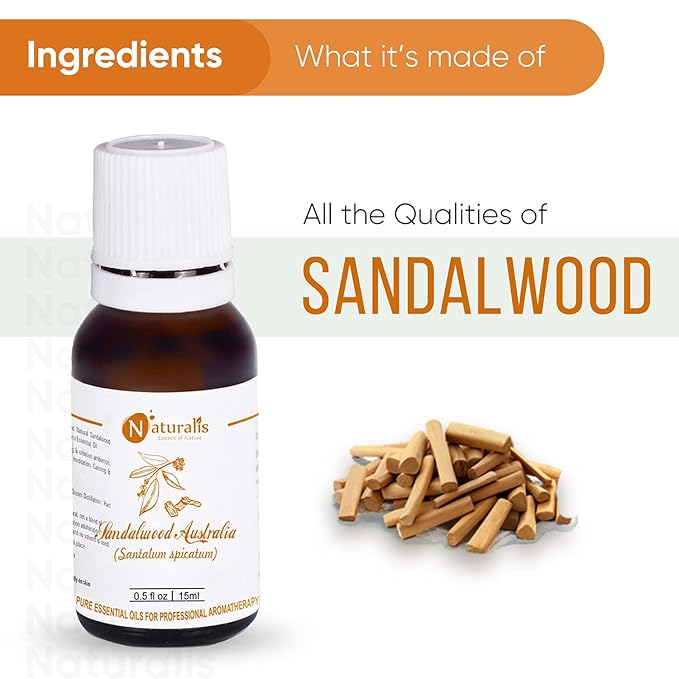 Naturalis Essence of Nature Australian Sandalwood Essential Oil - 15 ml