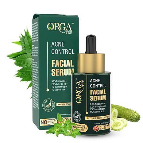 Orgatre Acne Control Facial Serum - 30 ml