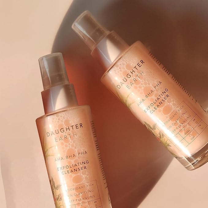 Daughter Earth Aha Bha Pha Exfoliating Cleanser | Daily Routine Face Wash With Fruit Enzymes - 100 Ml