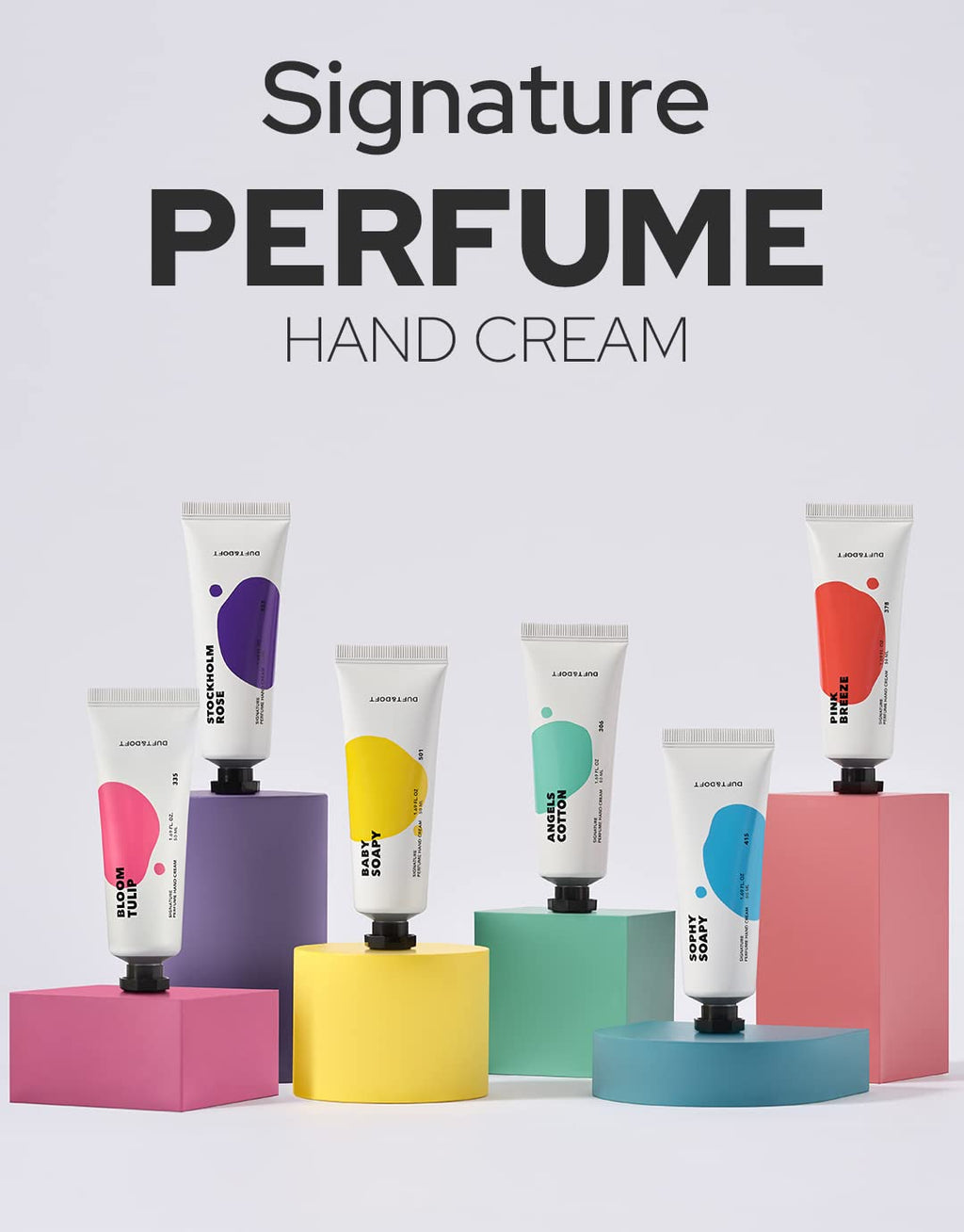 Duft & Doft Baby Soapy Hand Cream (50g) - Perfumer-Crafted Milky-Powdery Scent, Fast-Absorbing, Dermatologist-Tested for Dry/Sensitive Hands