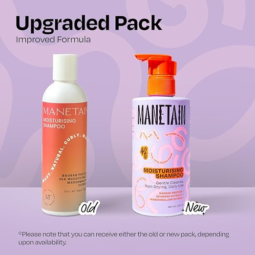 Manetain Moisturising Shampoo for Curly Dry - 237 ml