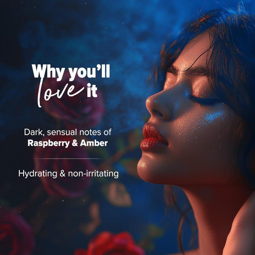 Aqualogica Refresh+ Midnight Bloom Perfume Body Mist, 150ml | Raspberry & Amber Fragrance | Long-Lasting Hair & Body Mist | Hydrating with Zemea & Hyaluronic Acid | Skin Friendly | Non-Irritating | For Men & Women