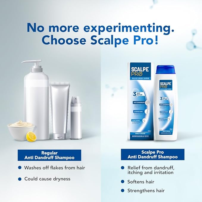 Scalpe Pro Daily Anti-Dandruff Shampoo - 100 ml