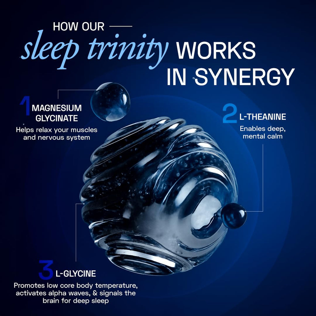 Ace Blend Swift Sleep 15 Servings | Natural Sleep Supplement With Magnesium Glycinate, L-Theanine And Glycine | Deep Sleep Support | Stress Relief | Relaxation | Restful Night Recovery