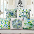 Aerohaven Set of 5 Decorative Hand Made Velvet Throw/Pillow Cushion Covers - CC-44 Sea Green
