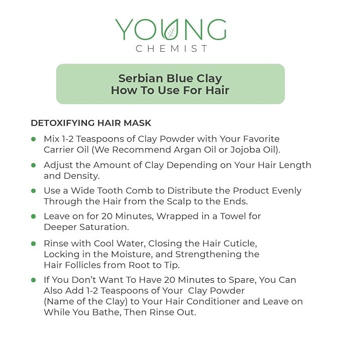 Young Chemist Serbian Blue Clay - 1 Kg