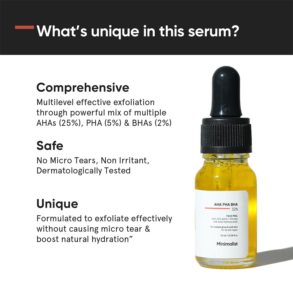 Minimalist 25% AHA + 2% BHA + 5% PHA Peeling Serum-30ml