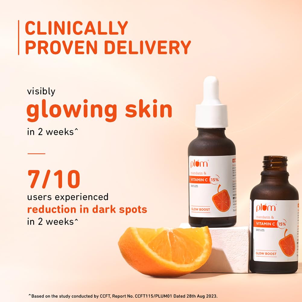 Plum 15% Vitamin C Face Serum For Glowing Skin :- 10 ml