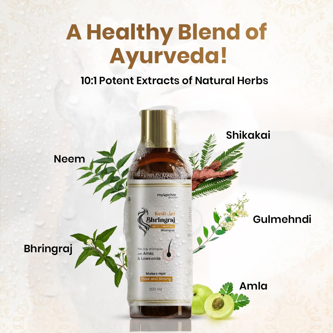 Myupchar Ayurveda KeshArt Bhringraj Anti Hairfall Shampoo - 200 ml