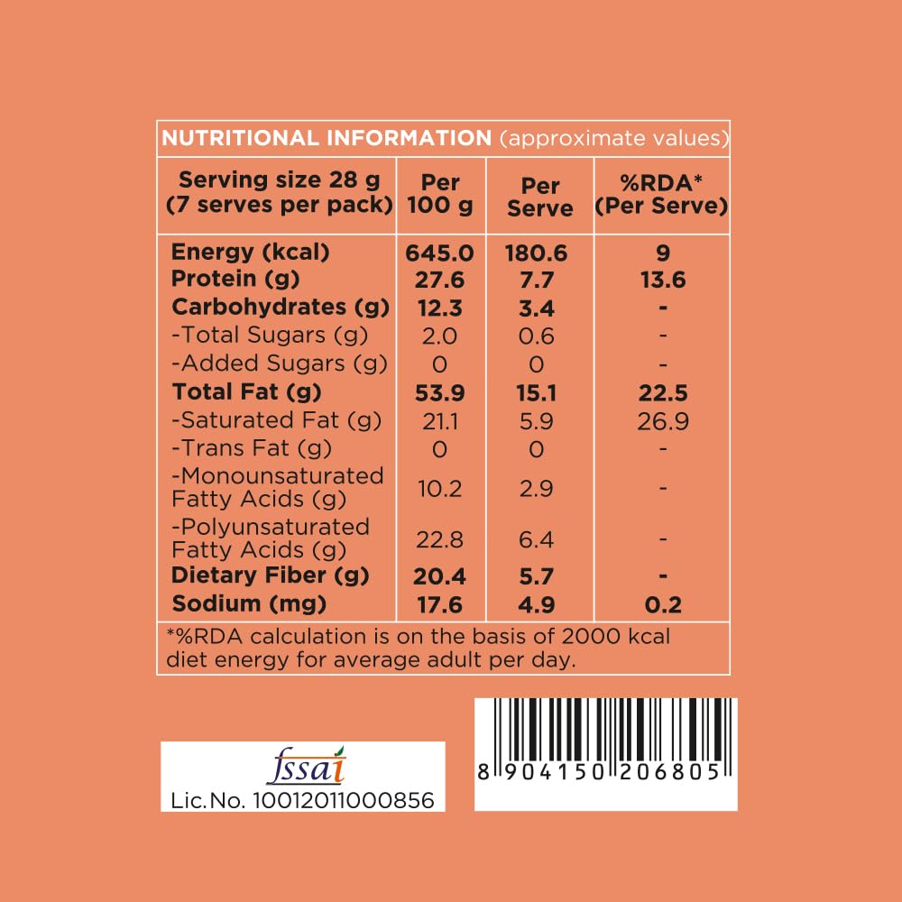 Nutty Gritties Premium Super Seed Trail Mix 200g | 6 Super Seeds in 1 Mix – Flax, Chia, Sesame, Sunflower, Watermelon & Pumpkin | High Protein & Fibre | Healthy Snack | Resealable Pouch